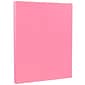 JAM Paper 65 lb. Cardstock Paper, 8.5" x 11", Ultra Pink, 50 Sheets/Pack (103614)
