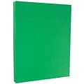 JAM Paper® Smooth Colored Paper, 24 lbs., 8.5 x 11, Green Recycled, 100 Sheets/Pack (104083)