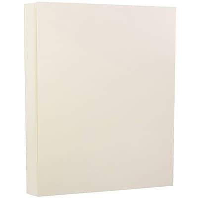 JAM Paper® Strathmore 24lb Paper, 8.5 x 11, Natural White Linen, 100 Sheets/Pack (143530)