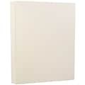 JAM Paper® Strathmore 24lb Paper, 8.5 x 11, Natural White Linen, 100 Sheets/Pack (143530)