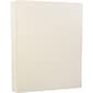 JAM Paper® Strathmore Cardstock, 8.5 x 11, 80lb Natural White Linen, 50/pack (144010)