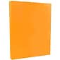 JAM Paper 65 lb. Cardstock Paper, 8.5" x 11", Ultra Orange, 50 Sheets/Pack (151027)
