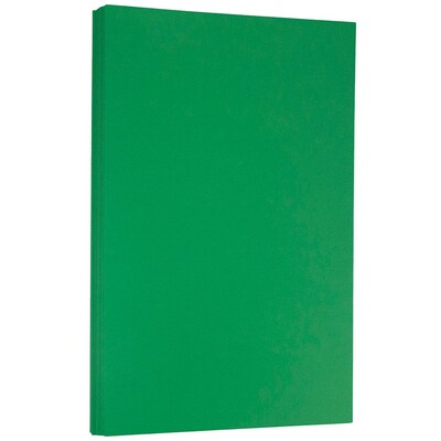 JAM Paper 30% Recycled 8.5" x 14" Color Copy Paper, 24 lbs., Green, 500 Sheets/Ream (151053B)