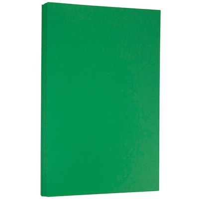 JAM Paper 30% Recycled 8.5 x 14 Color Copy Paper, 24 lbs., Green, 500 Sheets/Ream (151053B)