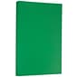 JAM Paper® Smooth Colored Paper, 24 lbs., 8.5" x 14", Green Recycled, 100 Sheets/Pack (151053)