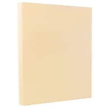 JAM Paper Vellum Bristol 67 lb. Cardstock Paper, 8.5 x 11, Cream, 50 Sheets/Pack (169824)