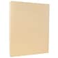 JAM Paper Vellum Bristol 67 lb. Cardstock Paper, 8.5" x 11", Ivory, 50 Sheets/Pack (169828)