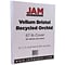 JAM Paper® Vellum Bristol 67lb Colored Cardstock, 8.5 x 11 Coverstock, Orchid Purple, 50 Sheets/Pack