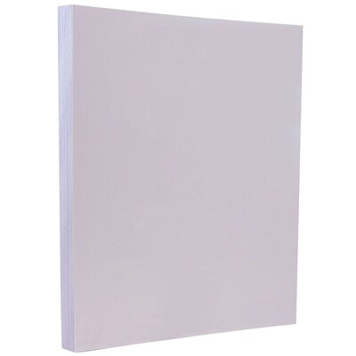 JAM Paper Vellum Bristol 67 lb. Cardstock Paper, 8.5" x 11", Orchid Purple, 50 Sheets/Pack (169829)