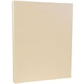 JAM Paper Parchment 65 lb. Cardstock Paper, 8.5 x 11, Natural, 250 Sheets/Ream (171116B)