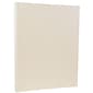 JAM Paper® Parchment Colored Paper, 24 lbs., 8.5" x 11", Pewter Gray Recycled, 100 Sheets/Pack (171118)