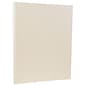 JAM Paper® Parchment Colored Paper, 24 lbs., 8.5" x 11", Pewter Gray Recycled, 50 Sheets/Pack (171118A)