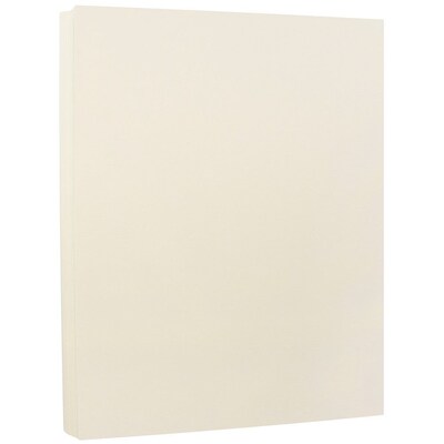 JAM Paper® Strathmore Paper - 8.5" x 11" - 24 lb. Strathmore Ivory Wove - 500/box