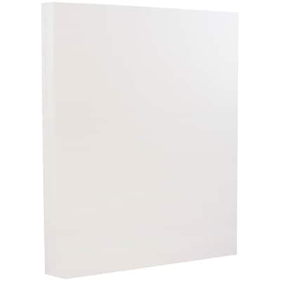 JAM Paper Strathmore 80 lb. Cardstock Paper, 8.5 x 11, Bright White, 50 Sheets/Pack (191267)