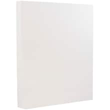 JAM Paper Strathmore 80 lb. Cardstock Paper, 8.5 x 11, Bright White, 50 Sheets/Pack (191267)