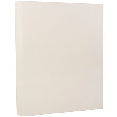 JAM Paper® Strathmore 28lb Paper, 8.5 x 11, Natural White Wove, 100 Sheets/Pack (194889)