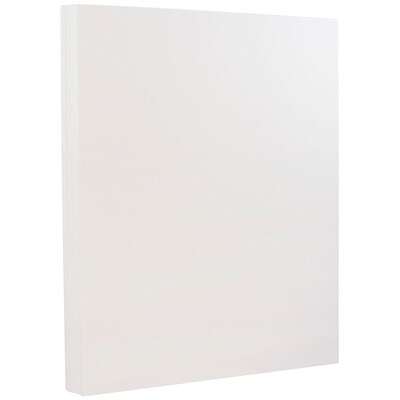 JAM Paper® Strathmore Paper - 8.5" x 11" - 28lb Bright White Wove - 100/pack