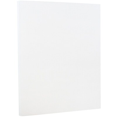 JAM Paper Strathmore 88 lb. Cardstock Paper, 8.5" x 11", Bright White, 250 Sheets/Ream (301005B)