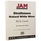 JAM Paper® Strathmore Cardstock, 8.5 x 11, 80lb Natural White Wove, 50/pack (301115)