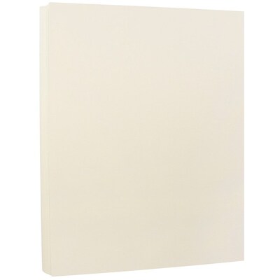 JAM Paper® Strathmore Cardstock, 8.5 x 11, 80lb Ivory Wove, 250/ream (301125B)