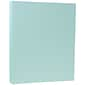 JAM Paper 80 lb. Cardstock Paper, 8.5" x 11", Aqua Blue, 250 Sheets/Ream (1524370B)