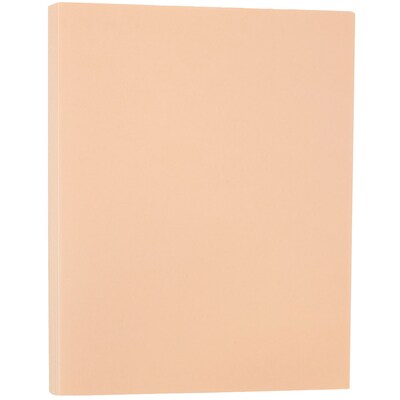 JAM Paper® Translucent Vellum Cardstock, 8.5 x 11, 43lb Spring Ochre Ivory, 50/pack (1592220)