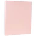 JAM Paper Matte Colored Paper, 28 lbs., 8.5 x 11, Baby Pink, 500 Sheets/Ream (5155793B)
