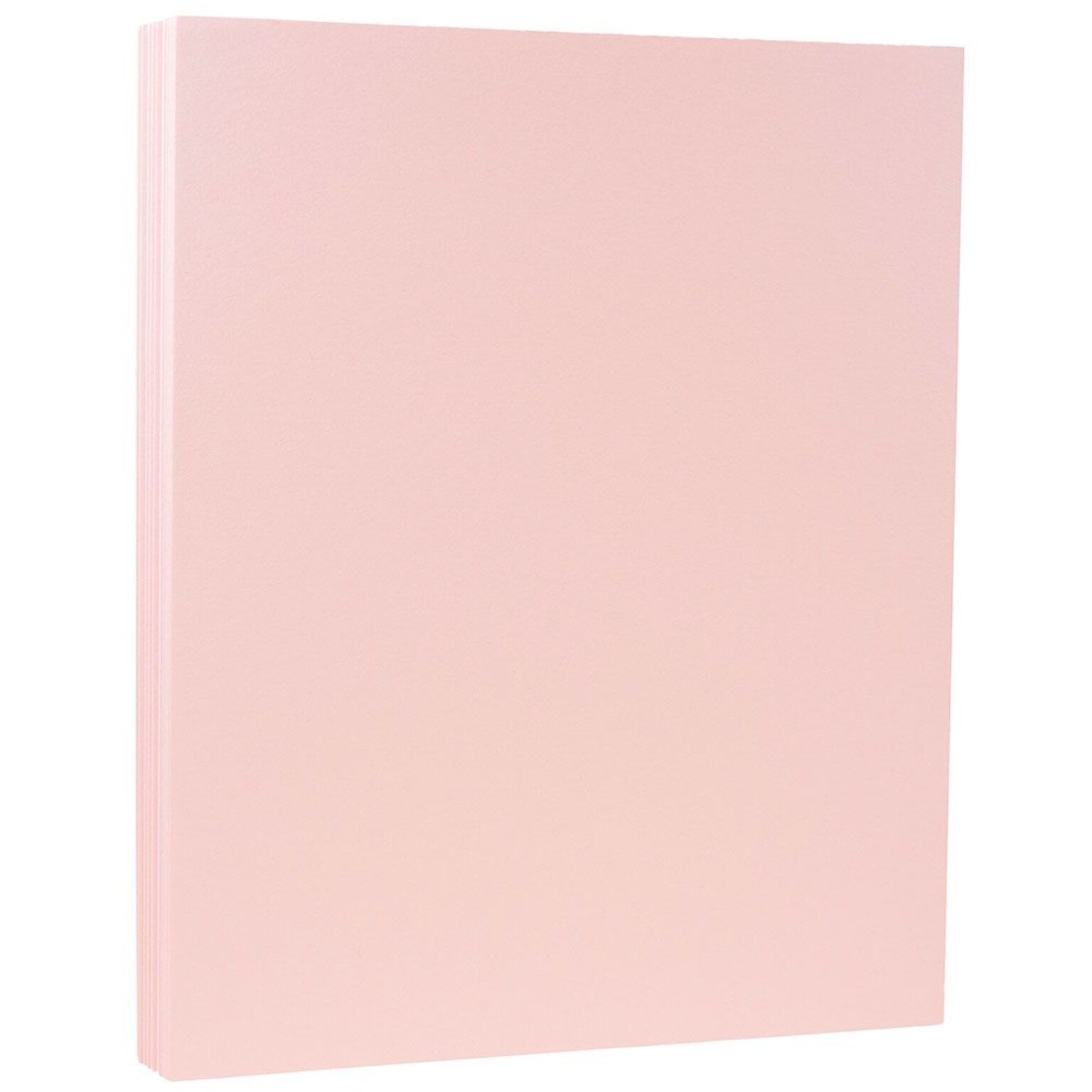JAM Paper Matte Colored 8.5 x 11 Color Copy Paper, 32 lbs. Baby Pink, 500 Sheets/Ream (5155793B)