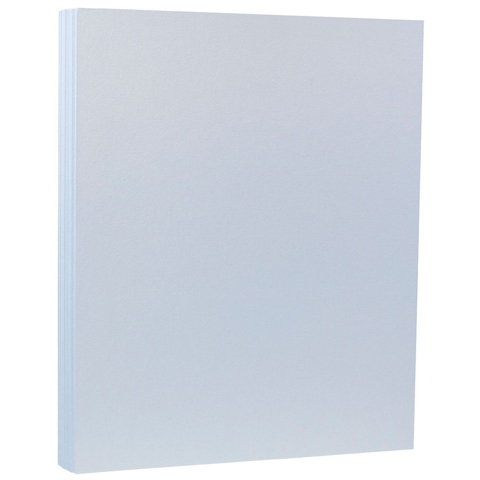 JAM Paper Matte Colored 8.5 x 11 Color Copy Paper, 32 lbs. Baby Blue, 50 Sheets/Pack (5155794)