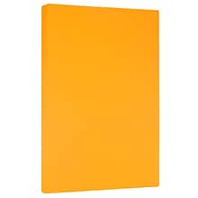 JAM Paper Smooth Colored 8.5 x 14 Copy Paper, 24 lbs., Ultra Orange, 100 Sheets/Pack (16728247)