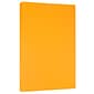 JAM Paper® Smooth Colored Paper, 24 lbs., 8.5" x 14", Ultra Orange, 100 Sheets/Pack (16728247)