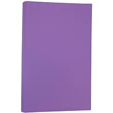JAM Paper  8.5 x 14 Color Copy Paper, 24 lbs., Violet Purple Recycled, 100 Sheets/Pack (16728248)