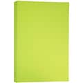JAM Paper® Matte Colored Paper, 24 lbs., 11 x 17, Ultra Lime Green, 100 Sheets/Pack (16728460)