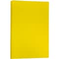 JAM Paper Ledger 65 lb. Cardstock Paper, 11 x 17, Yellow, 50 Sheets/Pack (16728490)