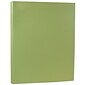 JAM Paper® Matte Cardstock, 8.5 x 11, 80lb Olive Green, 50/pack (16729256)