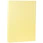JAM Paper Matte Colored Paper, 28 lbs., 8.5" x 14", Light Yellow, 50 Sheets/Pack (16729336)
