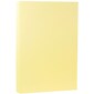 JAM Paper® Matte Legal Cardstock, 8.5 x 14, 80lb Light Yellow, 50/pack (16729341)