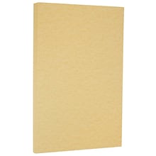 JAM Paper Parchment 65 lb. Cardstock Paper, 8.5 x 14, Antique Gold Yellow, 50 Sheets/Pack (1712886