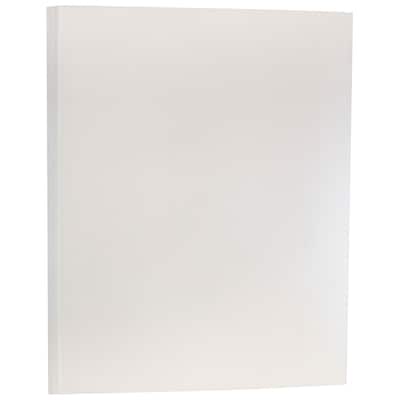 JAM Paper® Translucent Vellum 30lb Paper, 8.5 x 11, Platinum Silver, 100 Sheets/Pack (17711278)