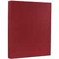 JAM Paper 80 lb. Cardstock Paper, 8.5 x 11, Dark Red, 50 Sheets/Pack (46395837)