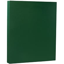 JAM Paper® Matte Cardstock, 8.5 x 11, 80lb Dark Green, 50/pack (64429282)
