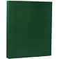 JAM Paper® Matte Cardstock, 8.5 x 11, 80lb Dark Green, 50/pack (64429282)