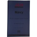 JAM Paper® Legal Matte 28lb Paper, 8.5 x 14, Navy Blue, 50 Sheets/Pack (64429510)