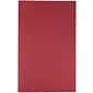 JAM Paper Matte Colored 8.5" x 14" Color Copy Paper, 28 lbs., Dark Red, 50 Sheets/Ream (64429520)