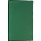 JAM Paper® Matte Legal Cardstock, 8.5 x 14, 80lb Dark Green, 50/pack (64429556)