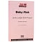 JAM Paper Matte Colored Paper, 28 lbs., 8.5 x 14, Baby Pink, 50 Sheets/Pack (76329455)