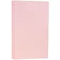 JAM Paper® Matte Legal Cardstock, 8.5 x 14, 80lb Baby Pink, 50/pack (76329459)