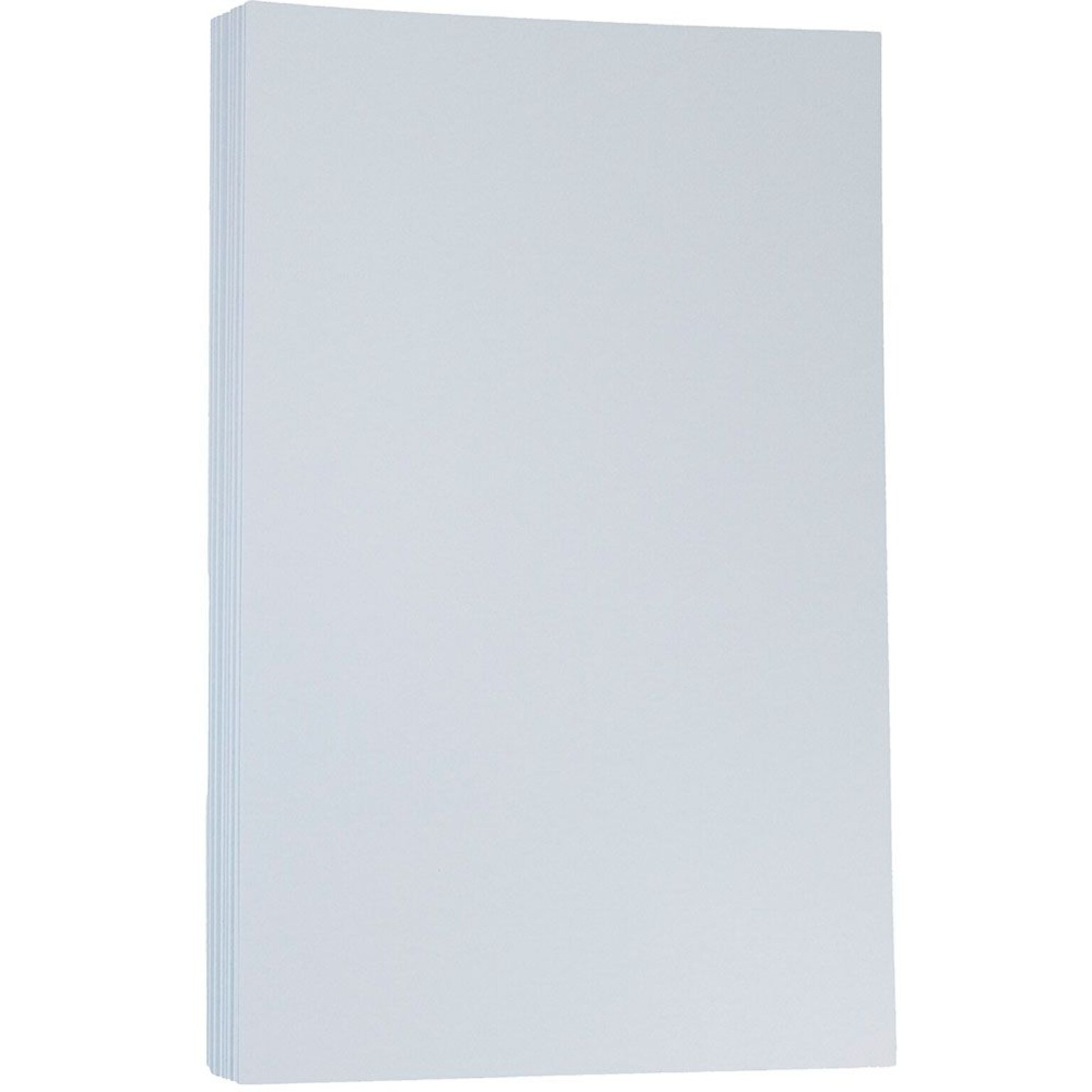 JAM Paper 100 lb. Cardstock Paper, 8.5 x 14, Baby Blue, 50 Sheets/Pack (76329467)