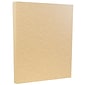 JAM Paper® Parchment Colored Paper, 24 lbs., 8.5" x 11", Brown Recycled, 50 Sheets/Pack (96600300A)