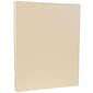 JAM Paper 8.5" x 11" Parchment Colored Paper, 24 lbs., 100 Sheets/Pack (96600600)